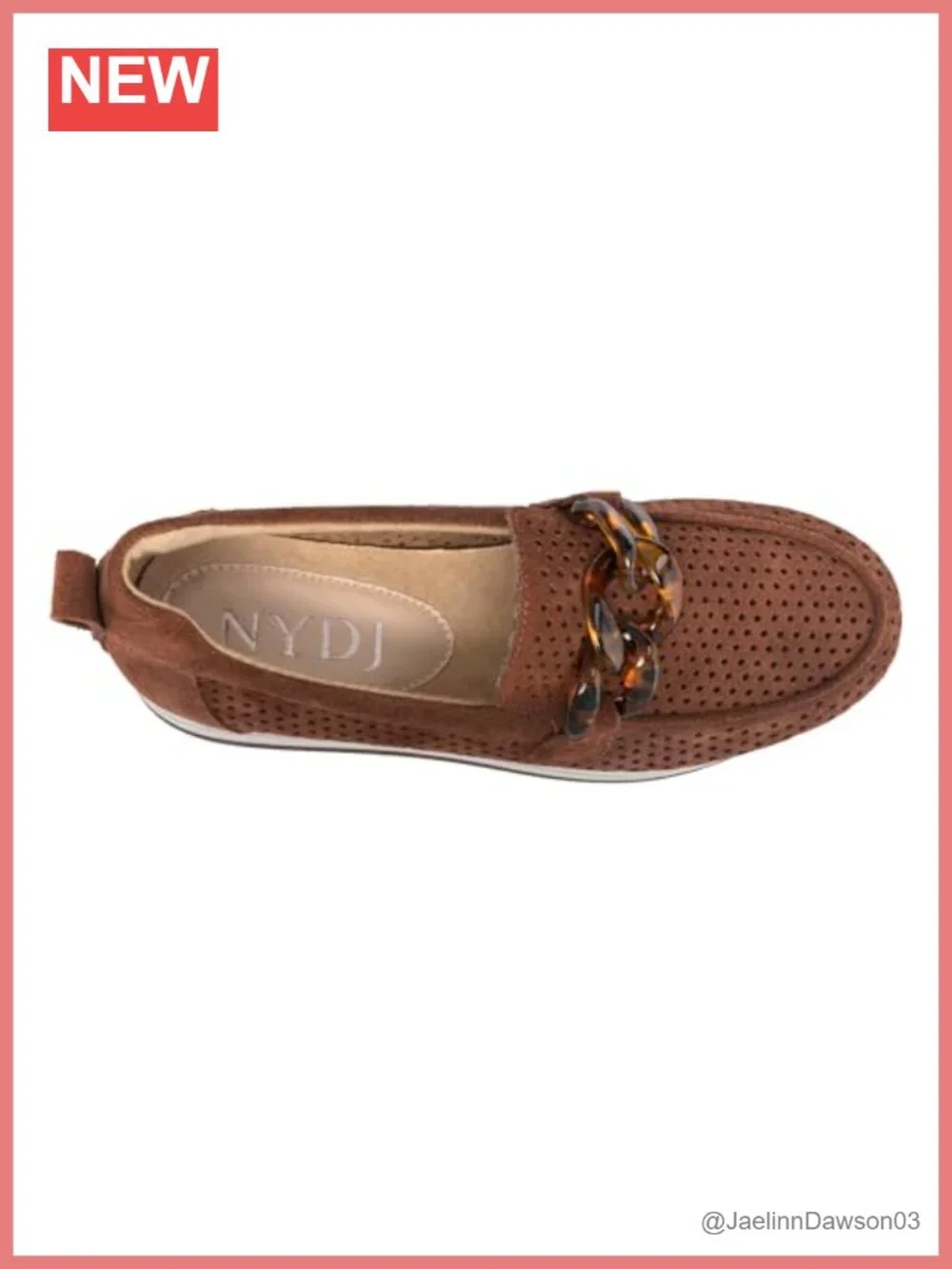 NYDJ Women's Suede Platform Loafer